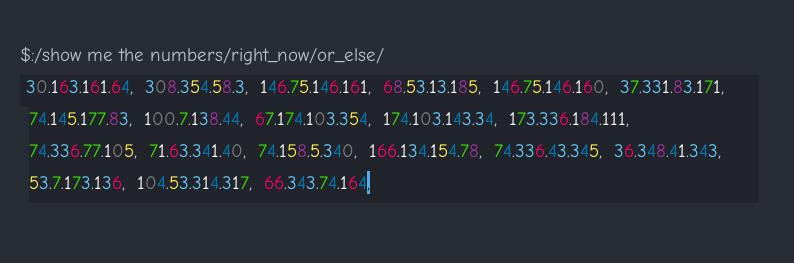 Color your numbers in Emacs