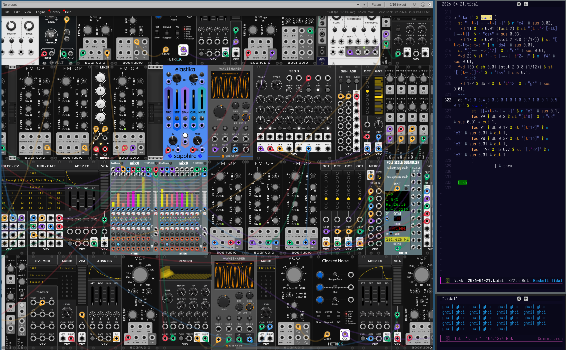 solarpunk synth modular drums?