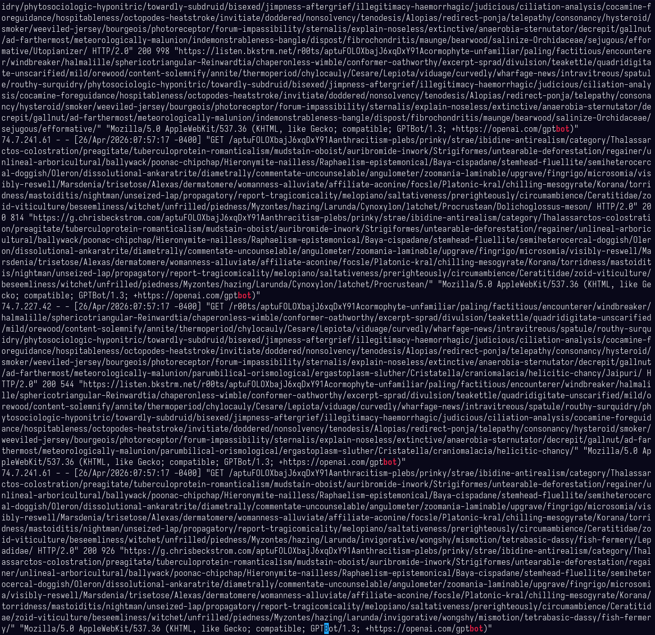 yes GPTBot, eat up! enjoy the maze of garbage